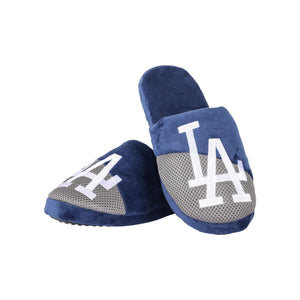 Los Angeles Dodgers MLB Mens Logo Staycation Slippers