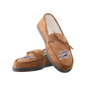 Oklahoma City Thunder NBA Mens Moccasin Slippers