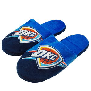 Oklahoma City Thunder NBA Mens Colorblock Slide Slippers