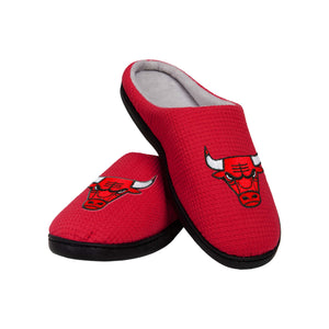 Chicago Bulls NBA Mens Memory Foam Slide Slippers