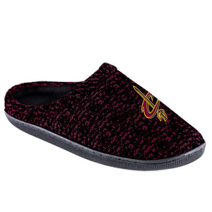 Cleveland Cavaliers NBA Mens Poly Knit Cup Sole Slippers