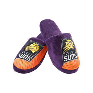 Phoenix Suns NBA Mens Team Logo Staycation Slippers