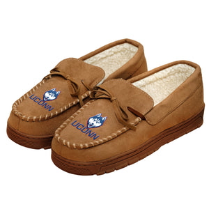 Connecticut Huskies NCAA Mens Moccasin Slippers