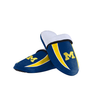 Michigan Wolverines NCAA Mens Original Sherpa Slide Slippers