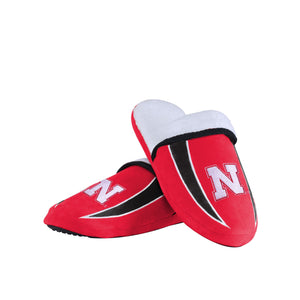 Nebraska Cornhuskers NCAA Mens Original Sherpa Slide Slippers