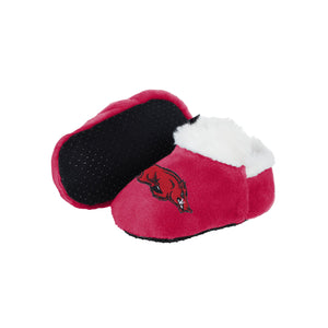 Arkansas Razorbacks NCAA Logo Baby Bootie Slipper