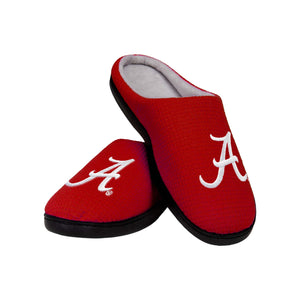 Alabama Crimson Tide NCAA Mens Memory Foam Slide Slippers