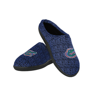 Florida Gators NCAA Mens Poly Knit Cup Sole Slippers