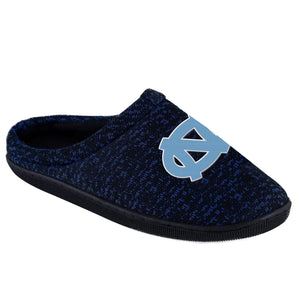 North Carolina Tar Heels NCAA Mens Poly Knit Cup Sole Slippers
