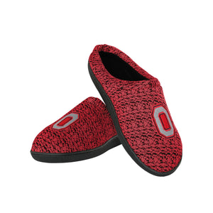 Ohio State Buckeyes NCAA Mens Poly Knit Cup Sole Slippers
