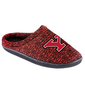 Youngstown State Penguins NCAA Mens Poly Knit Cup Sole Slippers