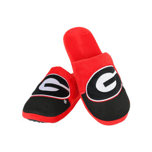 Georgia Bulldogs NCAA Mens Logo Staycation Slippers