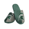 Michigan State Spartans NCAA Mens Logo Staycation Slippers