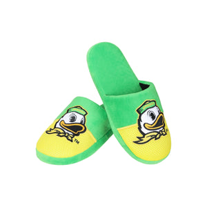 Oregon Ducks NCAA Mens Team Logo Staycation Slippers