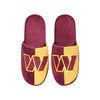 Washington Commanders NFL Mens Team Logo Staycation Slippers