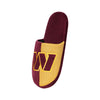 Washington Commanders NFL Mens Team Logo Staycation Slippers