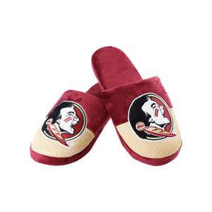 Florida State Seminoles NCAA Mens Team Logo Staycation Slippers