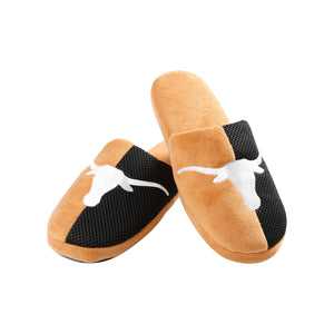 Texas Longhorns NCAA Mens Team Logo Staycation Slippers
