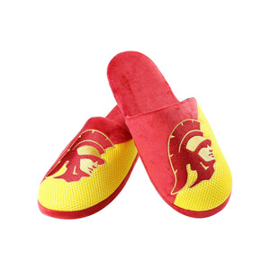USC Trojans NCAA Mens Team Logo Staycation Slippers