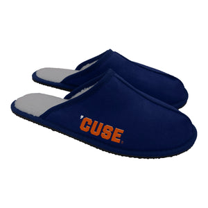 Syracuse Orange NCAA Mens Team Color Wordmark Open Back Moccasin Slippers