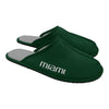 Miami Hurricanes NCAA Mens Team Color Wordmark Open Back Moccasin Slippers