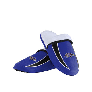 Baltimore Ravens NFL Mens Sherpa Slide Slippers