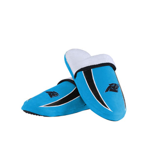 Carolina Panthers NFL Mens Sherpa Slide Slippers