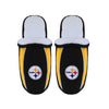 Pittsburgh Steelers NFL Mens Sherpa Slide Slippers