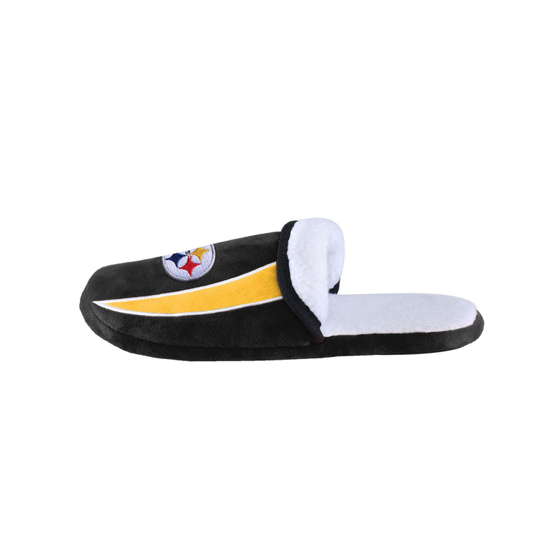 Pittsburgh Steelers NFL Mens Poly Knit Cup Sole Slippers