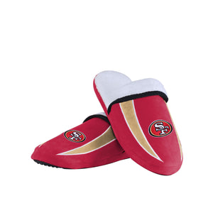 San Francisco 49ers NFL Mens Sherpa Slide Slippers