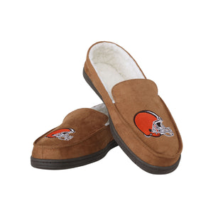 Cleveland Browns NFL Mens Original Beige Moccasin Slipper