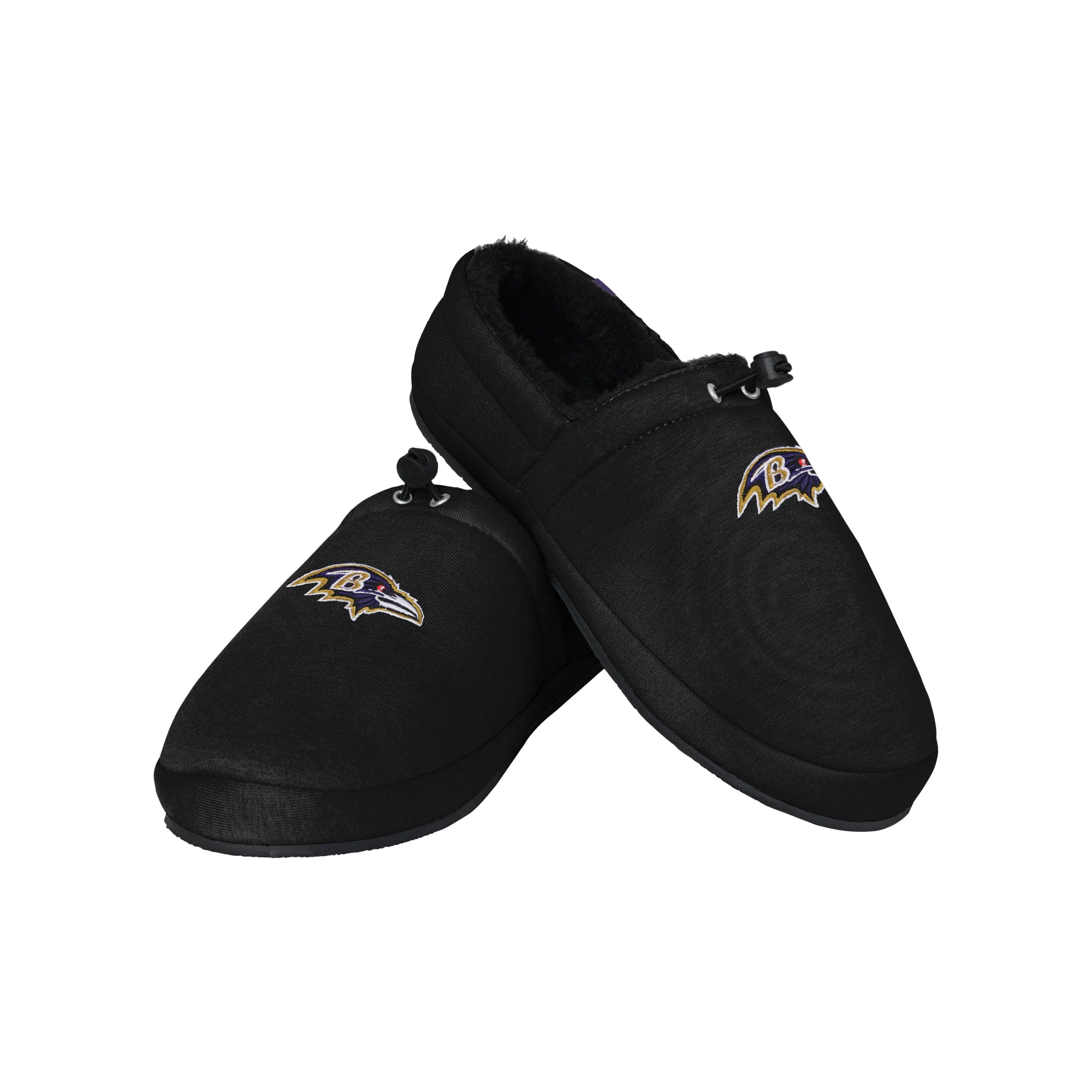 Baltimore Ravens NFL Mens Big Logo Athletic Moccasin Slippers