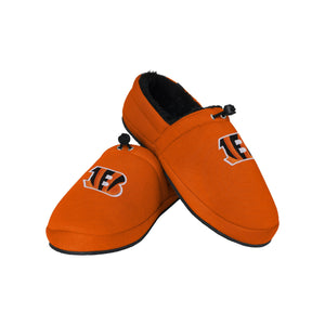 Cincinnati Bengals NFL Mens Big Logo Athletic Moccasin Slippers