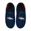 Denver Broncos NFL Mens Big Logo Athletic Moccasin Slippers