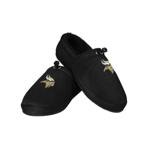 Minnesota Vikings NFL Mens Big Logo Athletic Moccasin Slippers
