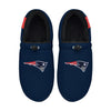 New England Patriots NFL Mens Big Logo Athletic Moccasin Slippers