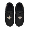 New Orleans Saints NFL Mens Big Logo Athletic Moccasin Slippers