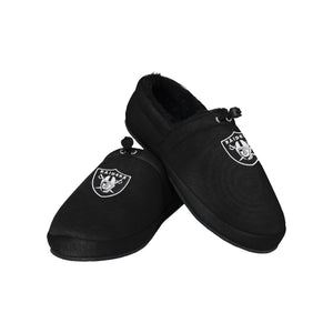 Las Vegas Raiders NFL Mens Big Logo Athletic Moccasin Slippers