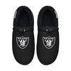 Las Vegas Raiders NFL Mens Big Logo Athletic Moccasin Slippers