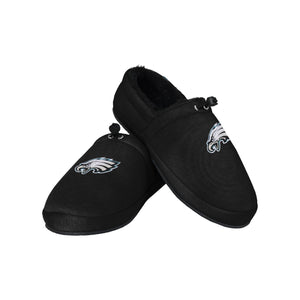 Philadelphia Eagles NFL Mens Big Logo Athletic Moccasin Slippers