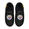 Pittsburgh Steelers NFL Mens Big Logo Athletic Moccasin Slippers