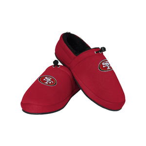 San Francisco 49ers NFL Mens Big Logo Athletic Moccasin Slippers