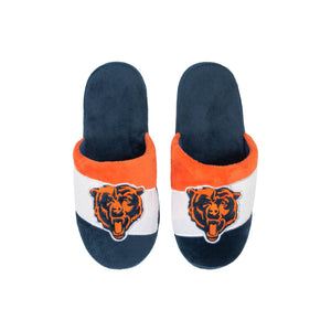 Chicago Bears NFL Youth Colorblock Slide Slipper