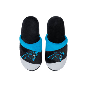 Carolina Panthers NFL Youth Colorblock Slide Slipper