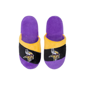 Minnesota Vikings NFL Youth Colorblock Slide Slipper