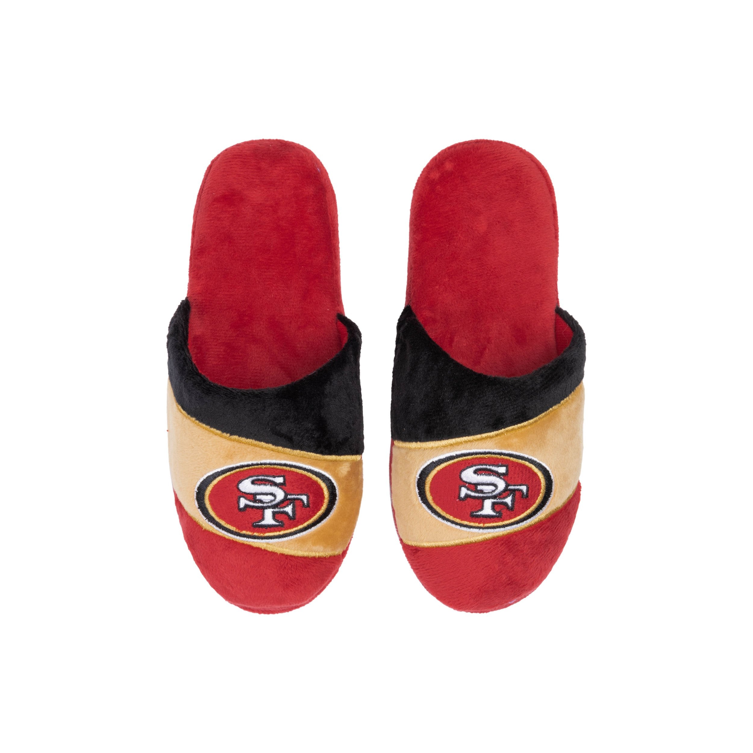 San Francisco 49ers NFL Youth Colorblock Slide Slipper