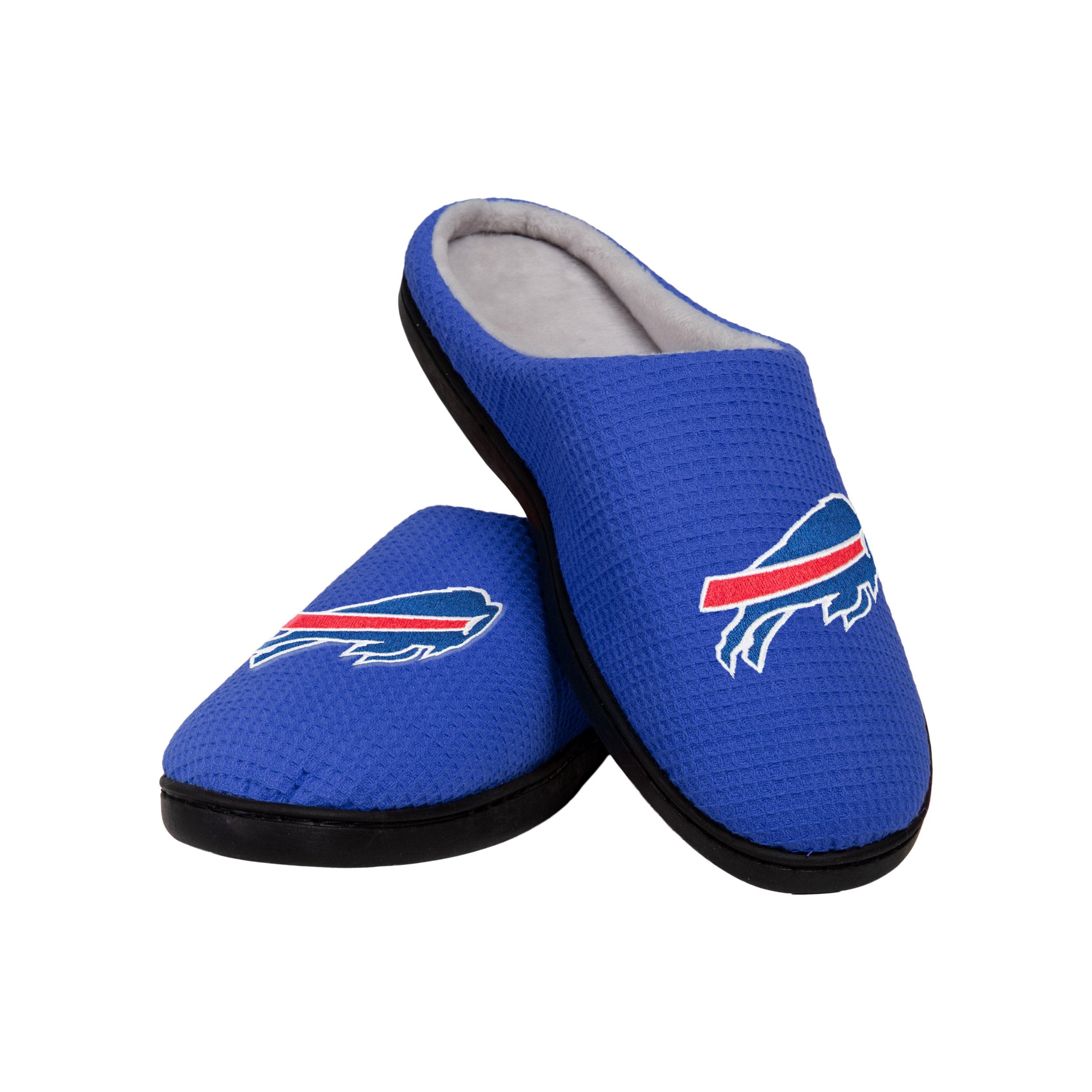 Buffalo Bills NFL Exclusive Mens Beige Moccasin Slippers