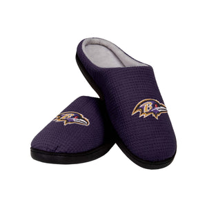 Baltimore Ravens NFL Mens Memory Foam Slide Slippers