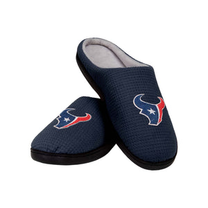 Houston Texans NFL Mens Memory Foam Slide Slippers