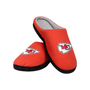 Kansas City Chiefs NFL Mens Memory Foam Slide Slippers